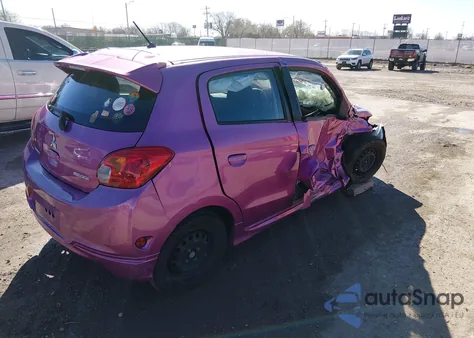 2015 Mitsubishi Mirage De from USA, damaged, VIN ML32A3HJ3FH010149